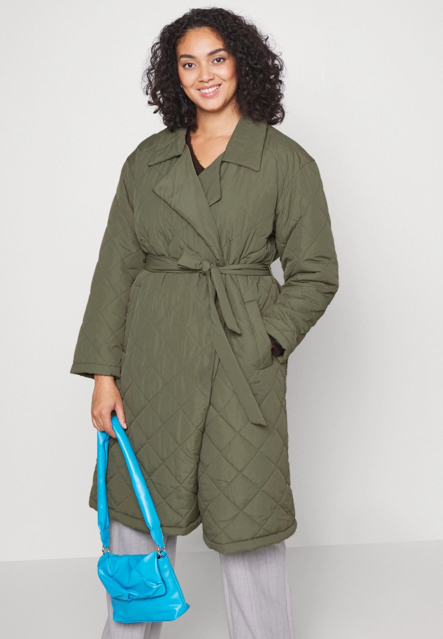 Nmulla Long Quilted Belt Jack - Classic Coat - Image 4