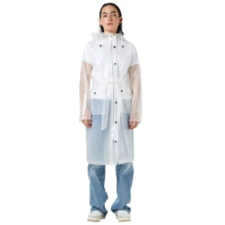 Noisy May Sky Transparent Rain Jacket